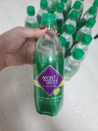 몽베스트 Montbest with Sparkling water Lemon OR Lime 20병(랜덤) — 5점을 준 리뷰어가 2022년 8월 올린 사용 사진
