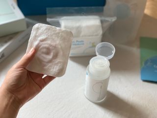 설랩수앤슈, 직접 만들어 쓰는 아기 물티슈 — 4점을 준 리뷰어가 2021년 8월 올린 사용 사진