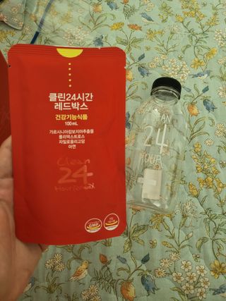 클린24시간 레드박스 1BOX(5포) + 전용보틀(500ml) — 5점을 준 리뷰어가 2024년 3월 올린 사용 사진