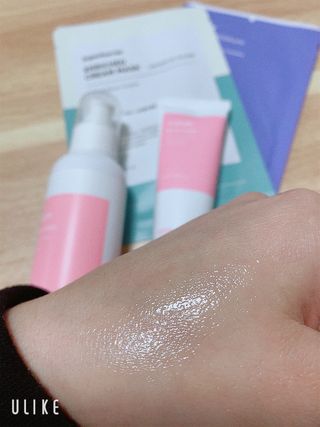 화이트리 채움 베리어 로션, 베리어 크림 세트 — 5점을 준 리뷰어가 2021년 2월 올린 사용 사진