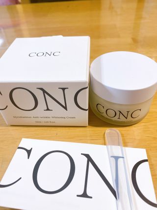 CONC 콩크 미로탐누스 안티링클 화이트닝 크림 — 5점을 준 리뷰어가 2021년 2월 올린 사용 사진