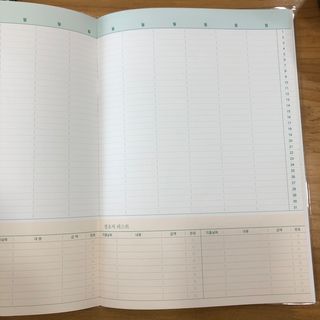 리훈 쉬운 오늘쓰임 가계부 + 다정한마테 요일/날짜 6mm — 5점을 준 리뷰어가 2022년 2월 올린 사용 사진