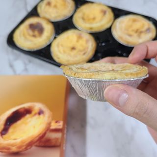 디앙뜨 포르투갈 에그타르트 오리지널 맛+패션후르츠 맛 중 택1 — 5점을 준 리뷰어가 2021년 8월 올린 사용 사진