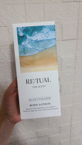 레츄얼 더 센트 바디로션 시크릿 파라다이스(500ml) — 5점을 준 리뷰어가 2022년 6월 올린 사용 사진
