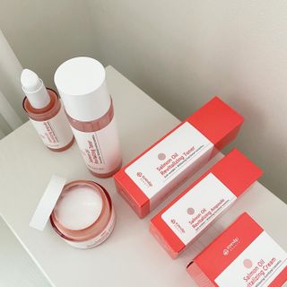 아이앤립 / EYENLIP 아이앤립 연어오일 리바이탈라이징 토너+앰플+크림 3종 세트 — 5점을 준 리뷰어가 2021년 7월 올린 사용 사진