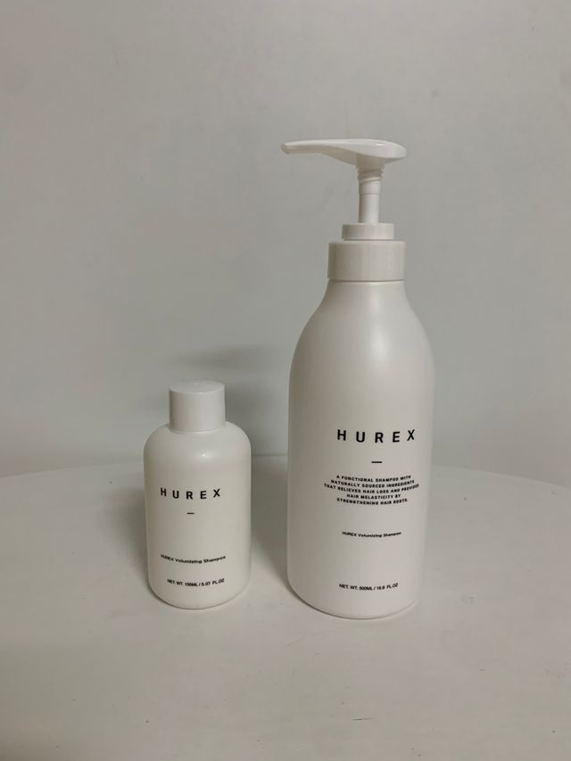 [HUREX] 휴렉스 볼류마이징 탈모완화 기능성 샴푸 본품+휴대용 리뷰 사진