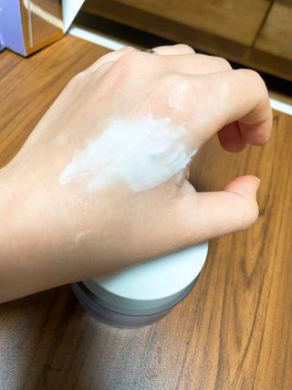 코엘시아 요거프레쉬 아쿠아샷 수분크림 — 5점을 준 리뷰어가 2021년 1월 올린 사용 사진