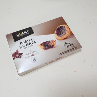 디앙뜨 포르투갈 에그타르트 오리지널 맛+패션후르츠+초콜릿타르트 맛 중 택1 — 5점을 준 리뷰어가 2021년 7월 올린 사용 사진