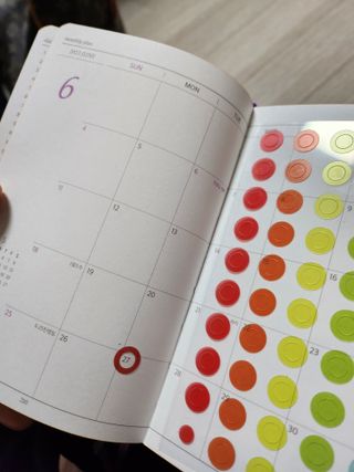 리훈 2023년 이야기다이어리 숏 날짜형 — 3점을 준 리뷰어가 2023년 1월 올린 사용 사진