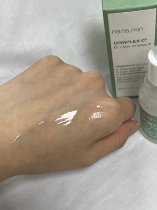 나나스킨 콤플렉스씨쓰리닥터클리어앰플 — 5점을 준 리뷰어가 2021년 10월 올린 사용 사진