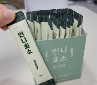[건강미] 언니효소 마일드 본품 30포 / 쌀과자맛 효소 — 4.5점을 준 리뷰어가 2022년 4월 올린 사용 사진