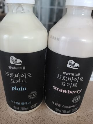 숲골 임실치즈마을 프로바이오 요거트 900ml — 5점을 준 리뷰어가 2021년 8월 올린 사용 사진