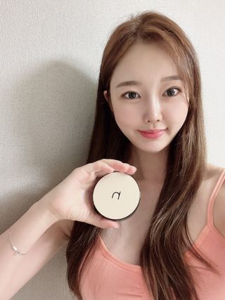 하멜 비건 아쿠아 글로우 제로핏 쿠션 — 4.5점을 준 리뷰어가 2022년 8월 올린 사용 사진