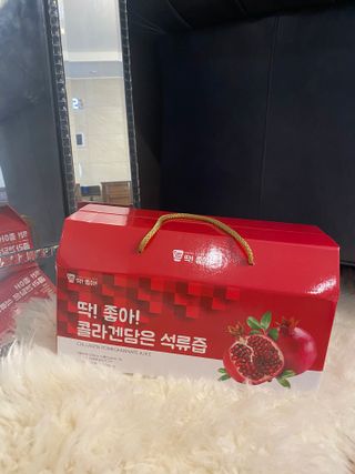 미쁨생활건강 콜라겐 담은 석류즙 70ml x 30포 — 5점을 준 리뷰어가 2021년 9월 올린 사용 사진