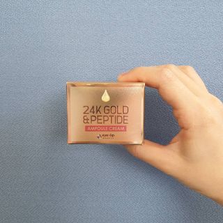 아이앤립 / EYENLIP 아이앤립 24K 골드 N 펩타이드 앰플 크림 — 5점을 준 리뷰어가 2021년 4월 올린 사용 사진