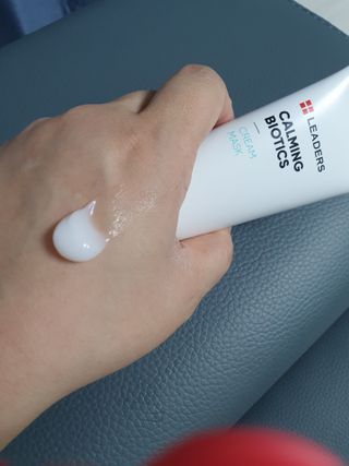 리더스코스메틱 리더스 카밍 바이오틱스 크림 마스크 — 5점을 준 리뷰어가 2021년 5월 올린 사용 사진