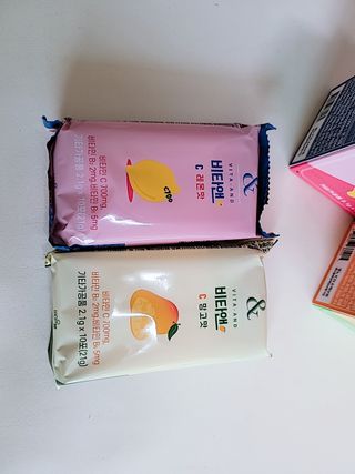 비타앤C 레몬맛, 망고맛 — 5점을 준 리뷰어가 2021년 6월 올린 사용 사진
