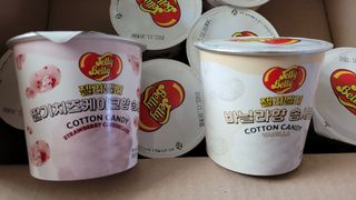 젤리벨리 솜사탕 2종-딸기치즈케이크, 바닐라 — 3점을 준 리뷰어가 2021년 12월 올린 사용 사진