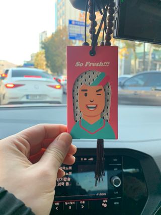 심폐소생소 [오늘도맑음] 차량용 악세사리 공기청정필터 이태리산 자동차용품 내부꾸미기 — 5점을 준 리뷰어가 2021년 12월 올린 사용 사진