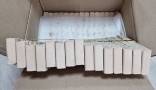 [신흥산업] 붙이는 벽돌 황토 파벽돌 230mm 45장,  욕실 인테리어 실내장식 셀프인테리어 — 4점을 준 리뷰어가 2023년 6월 올린 사용 사진