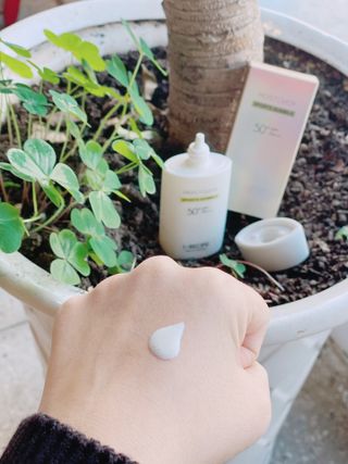 아이레시피 모이스트터치 스포츠 선밀크 50ml (SPF50+ PA+++) — 5점을 준 리뷰어가 2023년 3월 올린 사용 사진