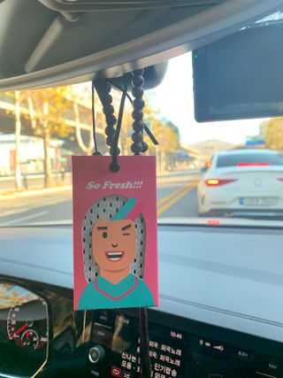 심폐소생소 [오늘도맑음] 차량용 악세사리 공기청정필터 이태리산 자동차용품 내부꾸미기 — 5점을 준 리뷰어가 2021년 12월 올린 사용 사진