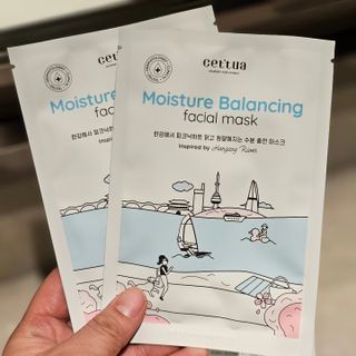 세뚜아(Cettua) [세뚜아] 모이스처 밸런싱 페이셜 마스크 Cettua Moisture Balancing Facial Mask 5매 — 5점을 준 리뷰어가 2024년 1월 올린 사용 사진