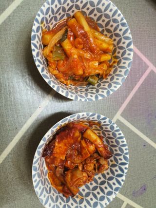 한성기업 무볼레 닭떡볶이+해물떡볶이 2종 세트 — 4점을 준 리뷰어가 2021년 10월 올린 사용 사진
