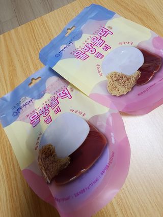 (주) 피치코리아 물방울떡젤리 X 2개입 — 5점을 준 리뷰어가 2022년 11월 올린 사용 사진