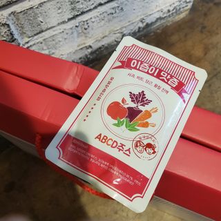 본황칠 이즙이 맛즙 ABC주스 30EA — 5점을 준 리뷰어가 2022년 8월 올린 사용 사진