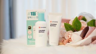리더스코스메틱 리더스 카밍 바이오틱스 #1등 진정 기획세트 [에센스 워터150ml + 크림 마스크80ml] — 5점을 준 리뷰어가 2022년 9월 올린 사용 사진