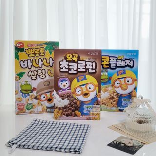 씨알푸드 뽀로로 시리얼 3종 — 5점을 준 리뷰어가 2022년 2월 올린 사용 사진