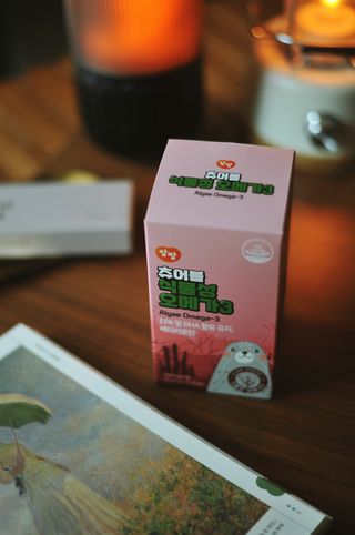 앙팡 츄어블 식물성 오메가3 1000mg x 80캡슐 — 5점을 준 리뷰어가 2022년 10월 올린 사용 사진