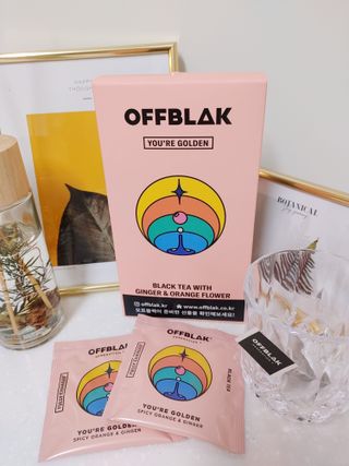 [오프블랙] 아침을 상큼하게 시작하는 에너지티! 유아골든 블렌딩홍차 12T — 5점을 준 리뷰어가 2021년 11월 올린 사용 사진
