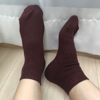 [사이즈가 있는 양말 필로이] 남/여 골지 발목 양말 4족 세트 남【S, M, L, XL】여【S, M, L】_컬러 랜덤 — 5점을 준 리뷰어가 2022년 6월 올린 사용 사진