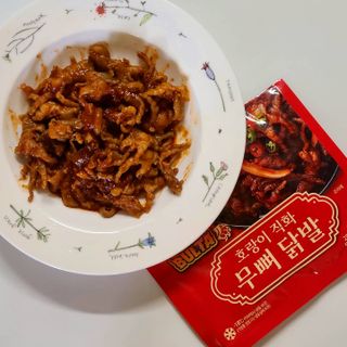 불타 호랑이 닭발 250g — 2점을 준 리뷰어가 2021년 7월 올린 사용 사진