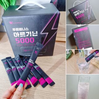 [푸름웰니스] 아르기닌 5000 (10g x 100포) — 5점을 준 리뷰어가 2022년 4월 올린 사용 사진