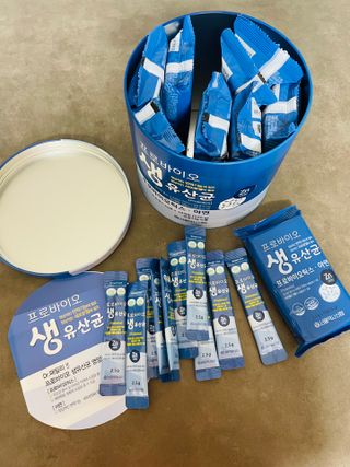 서울약사신협_프로바이오생유산균_2.5G x 100포 — 5점을 준 리뷰어가 2021년 6월 올린 사용 사진