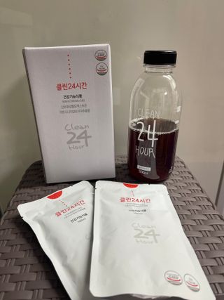 클린24시간 1BOX(5포) + 전용보틀(500ml) — 4점을 준 리뷰어가 2023년 4월 올린 사용 사진