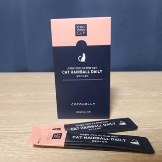 코코몰리 고양이 구강• 헤어볼 데일리 /신장• 요로 데일리 — 5점을 준 리뷰어가 2021년 1월 올린 사용 사진