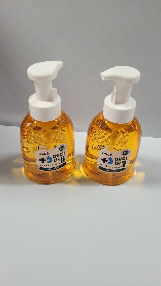 오쎄 메디버블 핸드워시폼 500ml 1+1 (그린애플향) 리뷰 사진