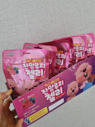 [팔도] 잔망루피젤리 믹스베리맛 42g 8개 — 5점을 준 리뷰어가 2022년 2월 올린 사용 사진
