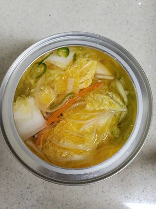 셰프애찬 단호박 백김치 1kg — 4점을 준 리뷰어가 2022년 10월 올린 사용 사진
