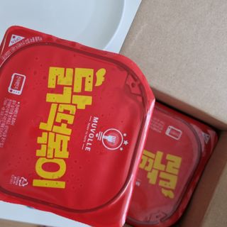 한성기업 무볼레 닭떡볶이+해물떡볶이 2종 세트 — 5점을 준 리뷰어가 2021년 10월 올린 사용 사진
