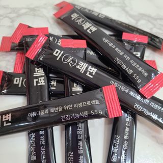 새롬바이오 리생 [미쾌변] 차전자피 식이섬유 건강기능식품 3팩 — 5점을 준 리뷰어가 2021년 6월 올린 사용 사진