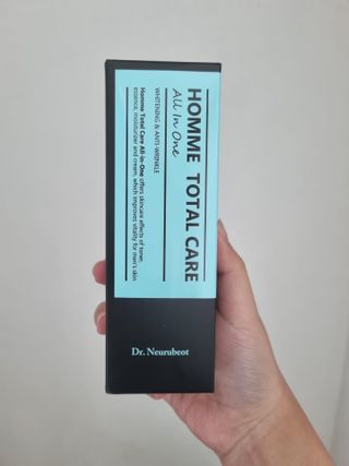 Dr.느루벗 느루벗 옴므 토탈 케어 올인원 118ml 남자 남성 스킨 로션 에센스 크림 화장품 — 5점을 준 리뷰어가 2021년 3월 올린 사용 사진