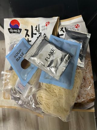 [한면원] 잔치국수 2인분 — 4점을 준 리뷰어가 2022년 7월 올린 사용 사진