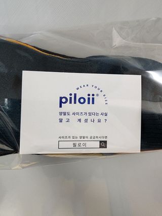 [사이즈가 있는 양말 필로이] 남/여 골지 발목 양말 4족 세트 남【S, M, L, XL】여【S, M, L】_컬러 랜덤 — 5점을 준 리뷰어가 2022년 6월 올린 사용 사진