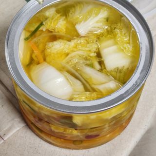 셰프애찬 단호박 백김치 1kg — 4점을 준 리뷰어가 2022년 10월 올린 사용 사진