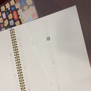 리훈 곰부 체크리스트+ 곰부 리무버블스티커 1장 — 5점을 준 리뷰어가 2021년 5월 올린 사용 사진